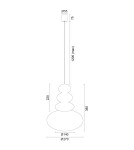 Argon DIEGO 8822 GU10 (nie zawiera źródła światła) / 230V szkło, stal lakierowana Argon DIEGO 8822 GU10 (nie zawiera źródła światła) / 230V szkło, stal lakierowana