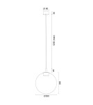 Argon SACRAMENTO 8831 GX53 (żarówka o mocy 8W stanowi element gratisowy - na wyposażeniu) / 230V 2700K szkło, stal lakierow Argon SACRAMENTO 8831 GX53 (żarówka o mocy 8W stanowi element gratisowy - na wyposażeniu) / 230V 2700K szkło, stal lakierow