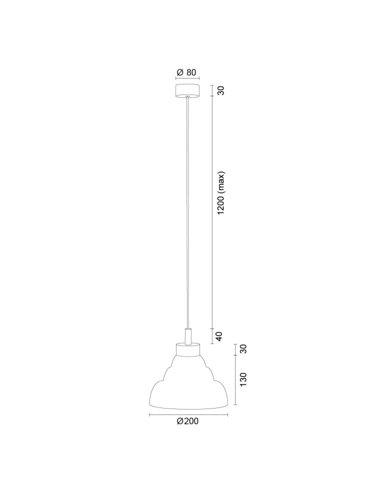 Argon VENTURA 8777 E27 (nie zawiera źródła światła) / 230V szkło, stal lakierowana szczotkowana Argon VENTURA 8777 E27 (nie zawiera źródła światła) / 230V szkło, stal lakierowana szczotkowana