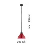 Argon VENTURA 8776 E27 (nie zawiera źródła światła) / 230V szkło, stal lakierowana szczotkowana Argon VENTURA 8776 E27 (nie zawiera źródła światła) / 230V szkło, stal lakierowana szczotkowana