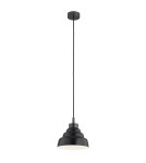 Lampy wiszące pojedyncze - Argon VENTURA 8775  E27 (nie zawiera źródła światła) / 230V szkło, stal lakierowana szczotkowana - product 1