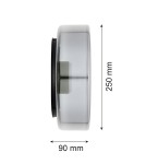 Kinkiety nowoczesne - Argon TAMPA 8833  GX53 (żarówka o mocy 8W stanowi element gratisowy - na wyposażeniu) / 230V 2700K szkło, stal lakierowana - product 7