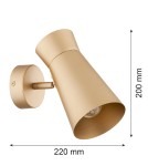 Kinkiety regulowane - Argon LORD 8764  E14 (nie zawiera źródła światła) / 230V stal lakierowana - product 10