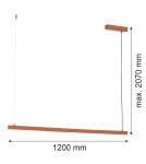 Argon MIAMI 8834 LED (zintegrowany) 230V / 3000 K stal lakierowana Argon MIAMI 8834 LED (zintegrowany) 230V / 3000 K stal lakierowana