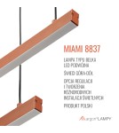 Argon MIAMI 8837 LED (zintegrowany) 230V / 3000 K stal lakierowana Argon MIAMI 8837 LED (zintegrowany) 230V / 3000 K stal lakierowana