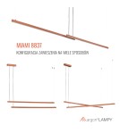 Argon MIAMI 8837 LED (zintegrowany) 230V / 3000 K stal lakierowana Argon MIAMI 8837 LED (zintegrowany) 230V / 3000 K stal lakierowana