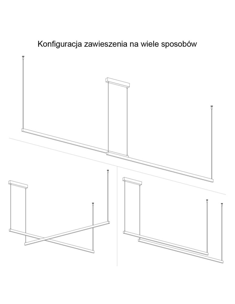 Argon MIAMI 8838  LED (zintegrowany) 230V / 3000 K stal lakierowana