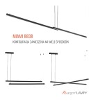 Lampy wiszące nad wyspę - Argon MIAMI 8838  LED (zintegrowany) 230V / 3000 K stal lakierowana - product 17