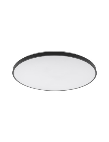 Nowodvorski AGNES ROUND LED PRO  Lampy sufitowe Plafon Max moc 64W LED IP44 4000K Czarny 10976