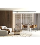 Szyny magnetyczne - Nowodvorski UT-LVM TRACK 2M Systemy szynowe 1-obwodowy niskonapięciowy 48V   UT- LVM Szynoprzewód Natynkowe  Czarny 11318 - product 7