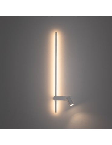 Nowodvorski EASY LED LEFT  Ścienna Regulowany z włącznikiem Max moc 1x10W only LED, 1x11W LED GU10 R35, LED  3000K Biały 115 - produkt 2