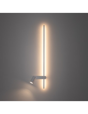 Nowodvorski EASY LED RIGHT  Ścienna Regulowany z włącznikiem Max moc 1x10W only LED, 1x11W LED GU10 R35, LED  3000K Biały 11 - produkt 2