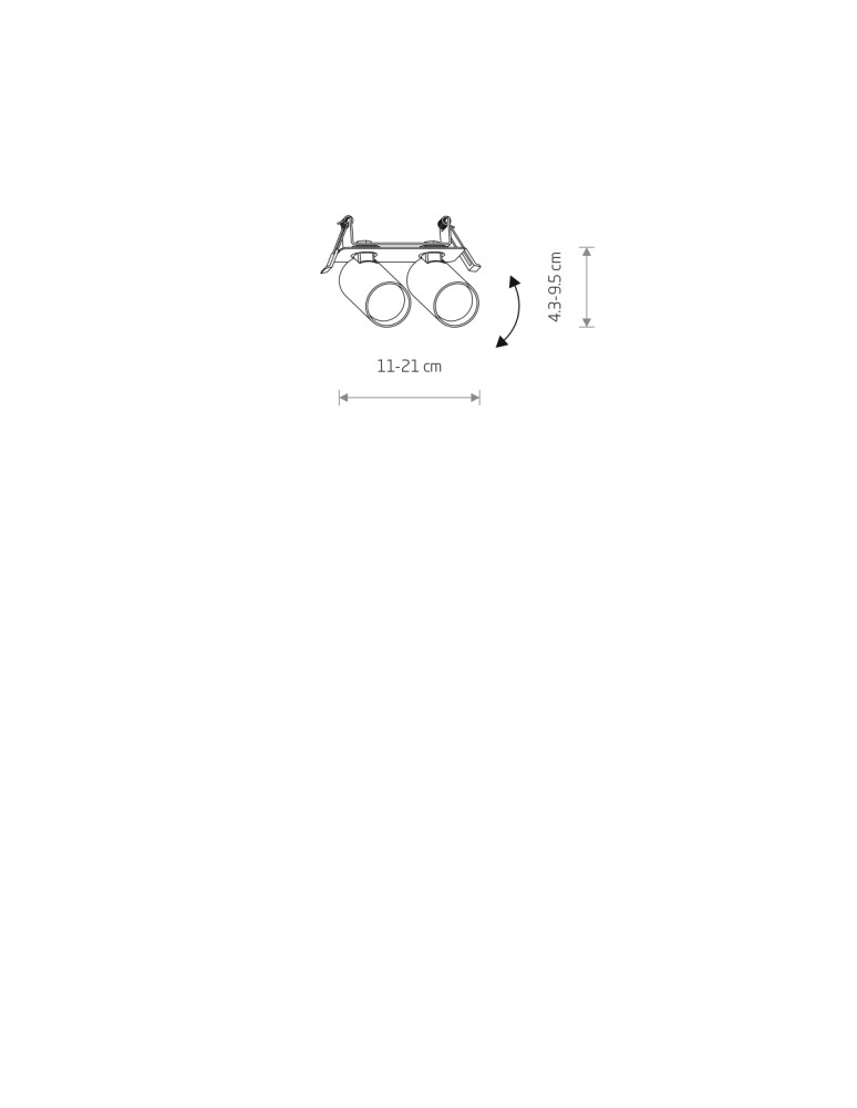 Reflektory wpuszczane w sufit - Nowodvorski FOURTY SURFACE  Reflektor/Spot Max moc 10W only LED GU10 R35  Czarny 11442 - product kolory-swiatla.pl 2