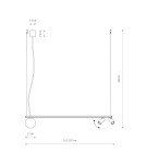 Lampy wiszące nad wyspę - Nowodvorski FOURTY  Lampy sufitowe Lampy wiszące Max moc 10W only LED GU10 R35, G9  Silk gray 11450 - product 2