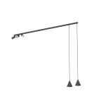 Lampy wiszące nad wyspę - Nowodvorski FOURTY  Lampy sufitowe Sufitowa Max moc 10W only LED GU10 R50, GU10 R35  Czarny 11448 - product 1