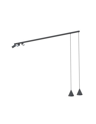Nowodvorski FOURTY  Lampy sufitowe Sufitowa Max moc 10W only LED GU10 R50, GU10 R35  Czarny 11448