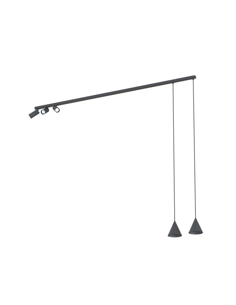 Nowodvorski FOURTY  Lampy sufitowe Sufitowa Max moc 10W only LED GU10 R50, GU10 R35  Czarny 11448