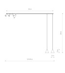 Lampy wiszące nad wyspę - Nowodvorski FOURTY  Lampy sufitowe Sufitowa Max moc 10W only LED GU10 R50, GU10 R35  Czarny 11448 - product 2