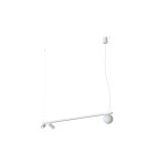 Lampy wiszące nad wyspę - Nowodvorski FOURTY  Lampy sufitowe Lampy wiszące Max moc 10W only LED GU10 R35, G9  Biały 11445 - product 1