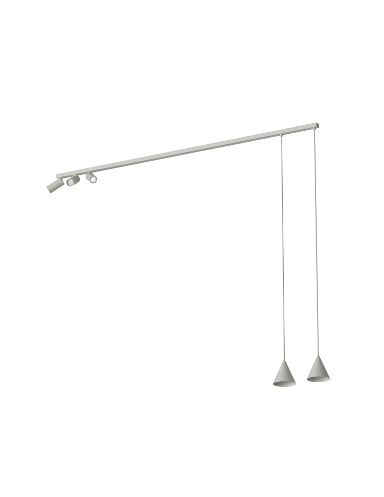 Nowodvorski FOURTY  Lampy sufitowe Sufitowa Max moc 10W only LED GU10 R50, GU10 R35  Silk gray 11451