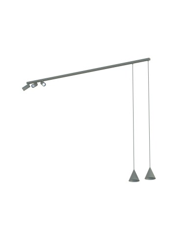 Nowodvorski FOURTY  Lampy sufitowe Sufitowa Max moc 10W only LED GU10 R50, GU10 R35  Umbra gray 11472