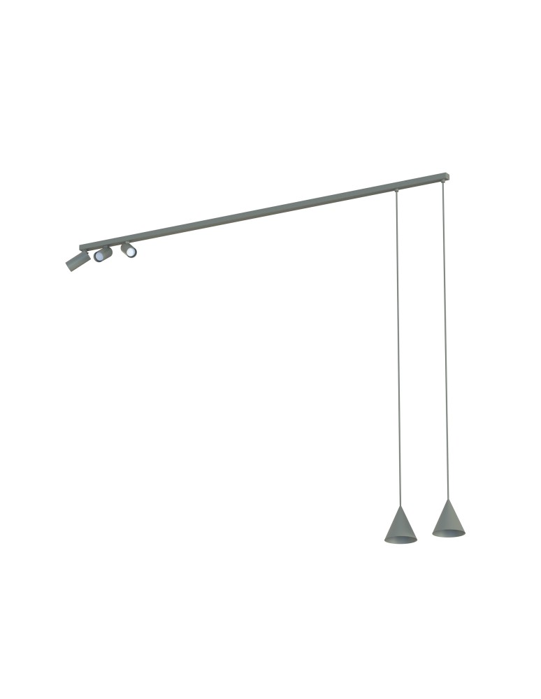 Nowodvorski FOURTY  Lampy sufitowe Sufitowa Max moc 10W only LED GU10 R50, GU10 R35  Umbra gray 11472