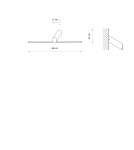 Nowodvorski SLASH LED Ścienna Kinkiety Max moc 10W LED 3000K Czarny 11431 Nowodvorski SLASH LED Ścienna Kinkiety Max moc 10W LED 3000K Czarny 11431
