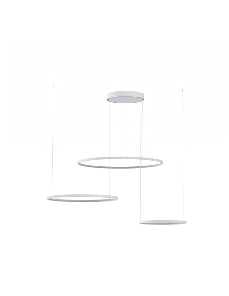 Nowodvorski CIRCOLO LED  Lampy sufitowe Lampy wiszące Max moc 45W LED  3000K Biały 11602