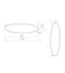 Nowodvorski CIRCOLO LED M Lampy sufitowe Sufitowa Max moc 21W LED 3000K Biały 11603 Nowodvorski CIRCOLO LED M Lampy sufitowe Sufitowa Max moc 21W LED 3000K Biały 11603