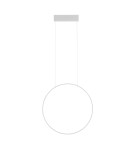 Lampy wiszące okręgi - Nowodvorski CIRCOLO LED M  Lampy sufitowe Lampy wiszące Max moc 21W LED  3000K Biały 11605 - product 3