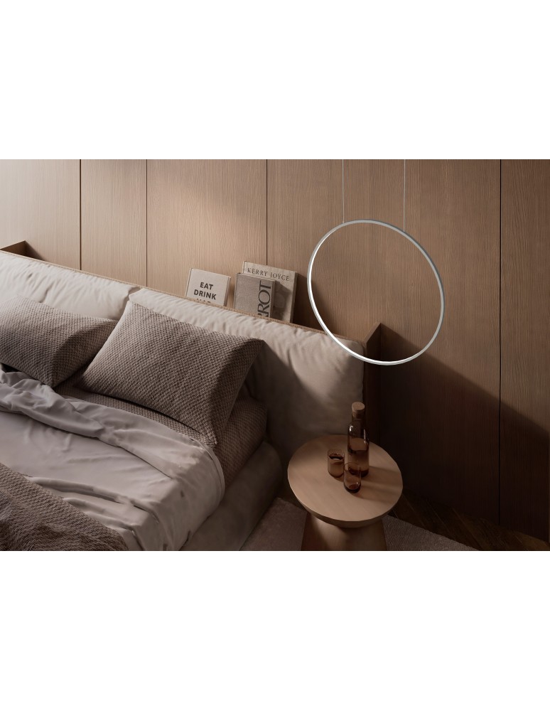 Nowodvorski CIRCOLO LED M  Lampy sufitowe Lampy wiszące Max moc 21W LED  3000K Biały 11605