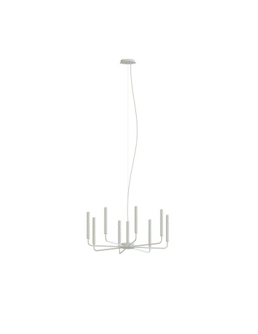 Nowodvorski ORTO  Lampy sufitowe Żyrandol Max moc 10W only LED E14  Silk gray 11461