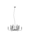 Nowodvorski ORTO A  Lampy sufitowe Żyrandol Max moc 10W only LED E14  Czarny 11462