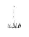 Nowodvorski ORTO B  Lampy sufitowe Żyrandol Max moc 10W only LED E14  Czarny 11464