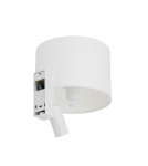 Nowodvorski LUSSO Ścienna Regulowany z włącznikiem Max moc 10W only LED, 10W only LED E27, GU10 R35 Biały 11520 Nowodvorski LUSSO Ścienna Regulowany z włącznikiem Max moc 10W only LED, 10W only LED E27, GU10 R35 Biały 11520