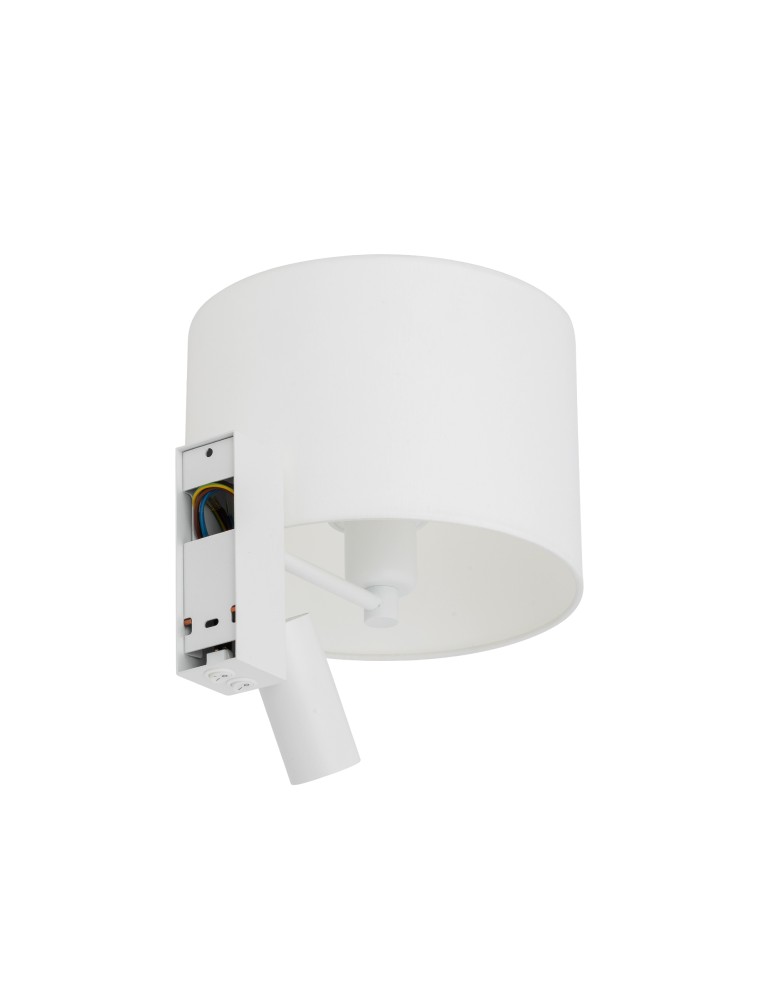 Nowodvorski LUSSO Ścienna Regulowany z włącznikiem Max moc 10W only LED, 10W only LED E27, GU10 R35 Biały 11520 Nowodvorski LUSSO Ścienna Regulowany z włącznikiem Max moc 10W only LED, 10W only LED E27, GU10 R35 Biały 11520