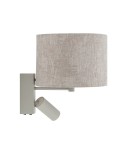 Nowodvorski CEDRO A Ścienna Regulowany z włącznikiem Max moc 10W only LED, 10W only LED E27, GU10 R35 Beż 11668 Nowodvorski CEDRO A Ścienna Regulowany z włącznikiem Max moc 10W only LED, 10W only LED E27, GU10 R35 Beż 11668