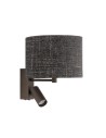 Nowodvorski AMARELA A  Ścienna Regulowany z włącznikiem Max moc 10W only LED, 10W only LED E27, GU10 R35  Czarny melanż 1166