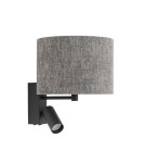 Nowodvorski LAGO A Ścienna Regulowany z włącznikiem Max moc 10W only LED, 10W only LED E27, GU10 R35 Szary 11677 Nowodvorski LAGO A Ścienna Regulowany z włącznikiem Max moc 10W only LED, 10W only LED E27, GU10 R35 Szary 11677