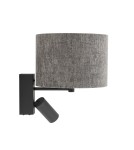 Nowodvorski LAGO A Ścienna Regulowany z włącznikiem Max moc 10W only LED, 10W only LED E27, GU10 R35 Szary 11677 Nowodvorski LAGO A Ścienna Regulowany z włącznikiem Max moc 10W only LED, 10W only LED E27, GU10 R35 Szary 11677