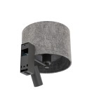 Nowodvorski LAGO A Ścienna Regulowany z włącznikiem Max moc 10W only LED, 10W only LED E27, GU10 R35 Szary 11677 Nowodvorski LAGO A Ścienna Regulowany z włącznikiem Max moc 10W only LED, 10W only LED E27, GU10 R35 Szary 11677