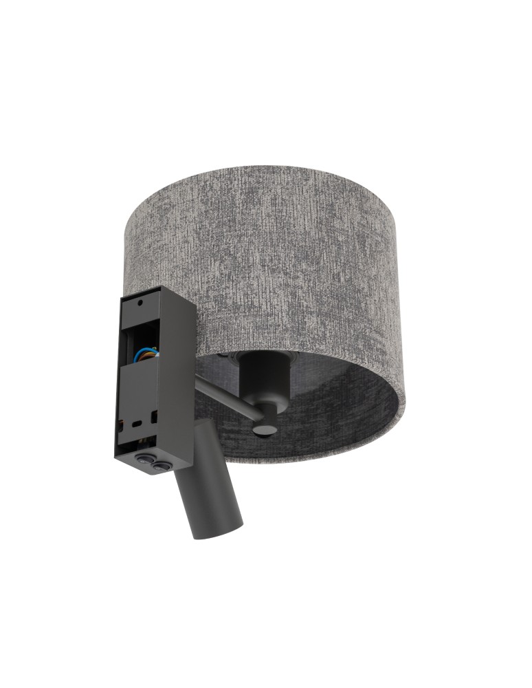 Nowodvorski LAGO A Ścienna Regulowany z włącznikiem Max moc 10W only LED, 10W only LED E27, GU10 R35 Szary 11677 Nowodvorski LAGO A Ścienna Regulowany z włącznikiem Max moc 10W only LED, 10W only LED E27, GU10 R35 Szary 11677