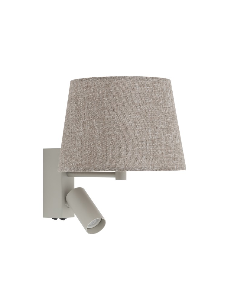 Nowodvorski TUTOIA  Ścienna Regulowany z włącznikiem Max moc 10W only LED, 10W only LED E27, GU10 R35  Beż 11684