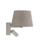 Nowodvorski TUTOIA Ścienna Regulowany z włącznikiem Max moc 10W only LED, 10W only LED E27, GU10 R35 Beż 11684 Nowodvorski TUTOIA Ścienna Regulowany z włącznikiem Max moc 10W only LED, 10W only LED E27, GU10 R35 Beż 11684