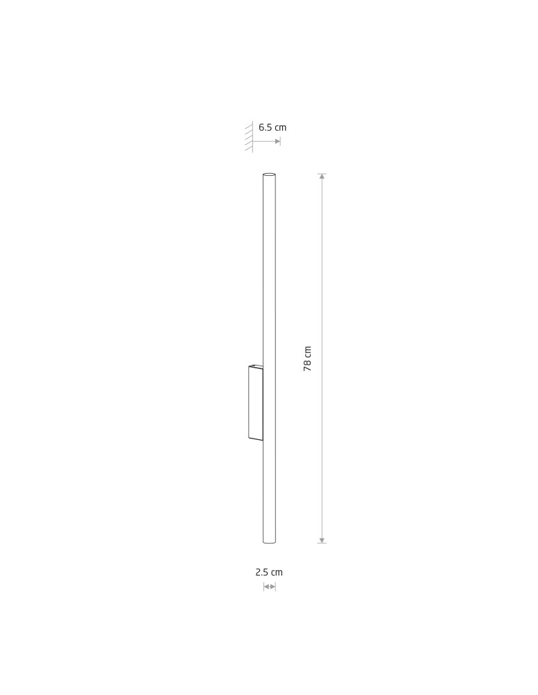 Nowodvorski LASER WALL L  Ścienna Kinkiety Max moc 10W only LED G9  Biały 11813