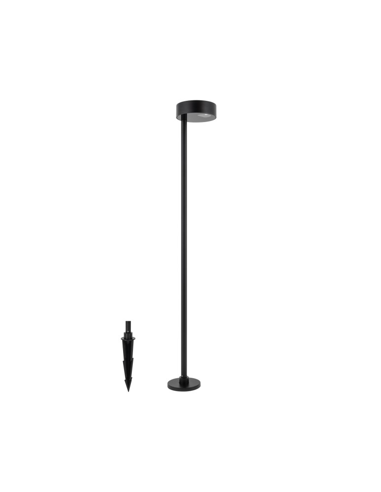 Nowodvorski RUBY LED Zewnętrzna Lampy gruntowe Max moc 7W LED IP54 3000K Czarny 11542