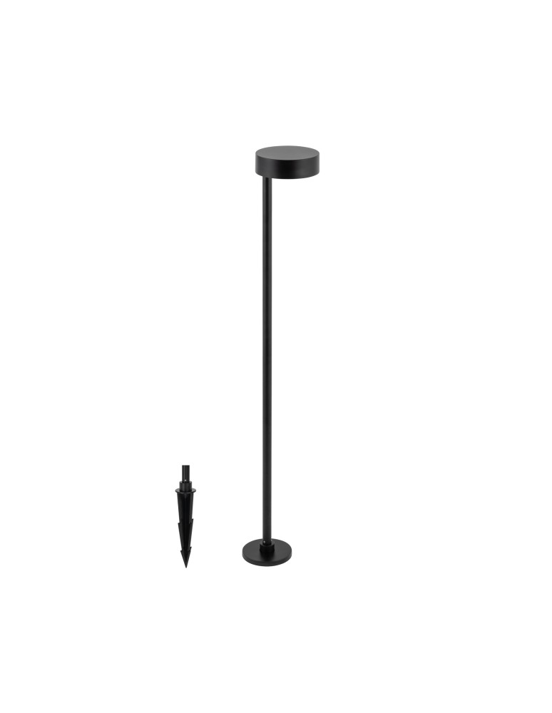 Nowodvorski RUBY LED Zewnętrzna Lampy gruntowe Max moc 7W LED IP54 3000K Czarny 11542