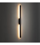 Kinkiety zewnętrzne - Nowodvorski DEMI LED M Zewnętrzna Ścienna Natynkowe Max moc 18W LED IP54 3000K Czarny 11555 - product 2