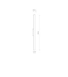 Kinkiety zewnętrzne - Nowodvorski DEMI LED M Zewnętrzna Ścienna Natynkowe Max moc 18W LED IP54 3000K Czarny 11555 - product 7