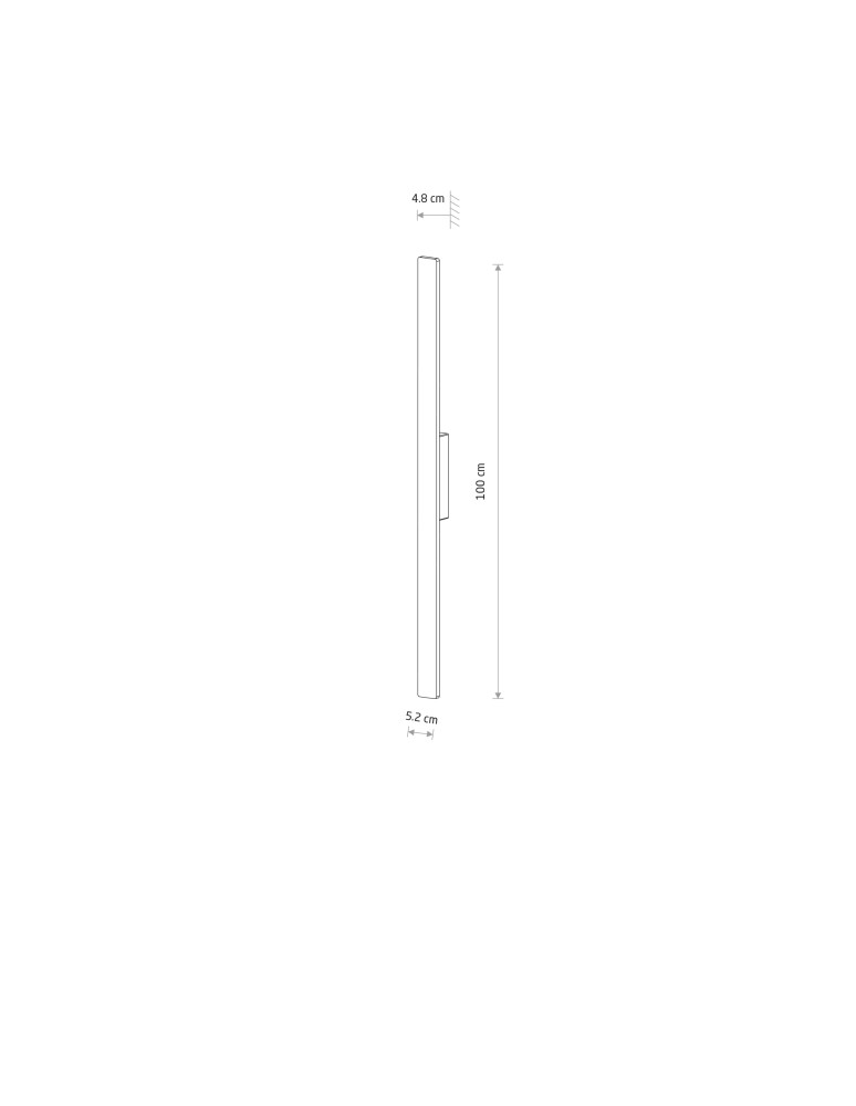 Nowodvorski DEMI LED M Zewnętrzna Ścienna Natynkowe Max moc 18W LED IP54 3000K Sand 11556